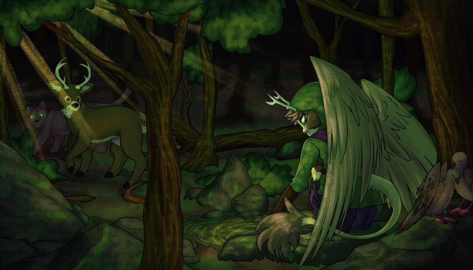 Animal in the Woods - Personal Work