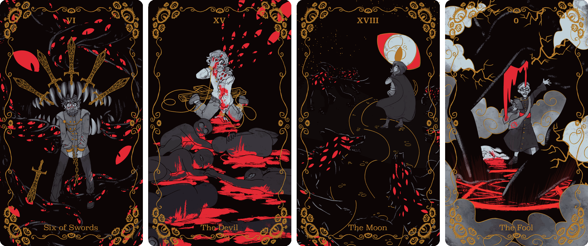 Eldritch Horror Tarot - Digital Illustration